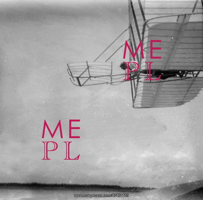 : Side view of Wilbur Wright piloting a glider in level flight : Side view of Wilbur Wright piloting a glider in level flight
