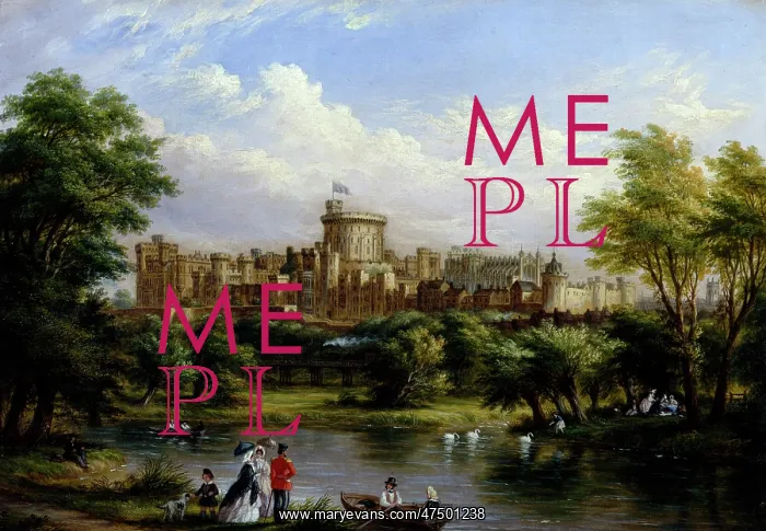 : A View of Windsor Castle : A View of Windsor Castle