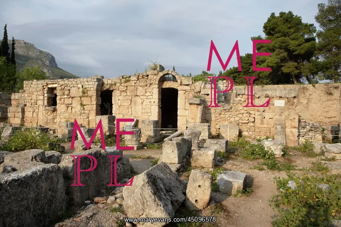 : Views Of The Archaeological Sites Of Corinth : Views Of The Archaeological Sites Of Corinth