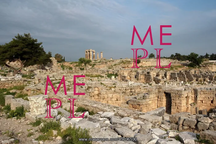 : Views Of The Archaeological Sites Of Corinth : Views Of The Archaeological Sites Of Corinth