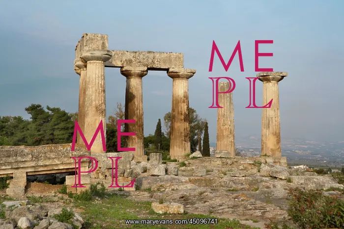 : Views Of The Archaeological Sites Of Corinth : Views Of The Archaeological Sites Of Corinth