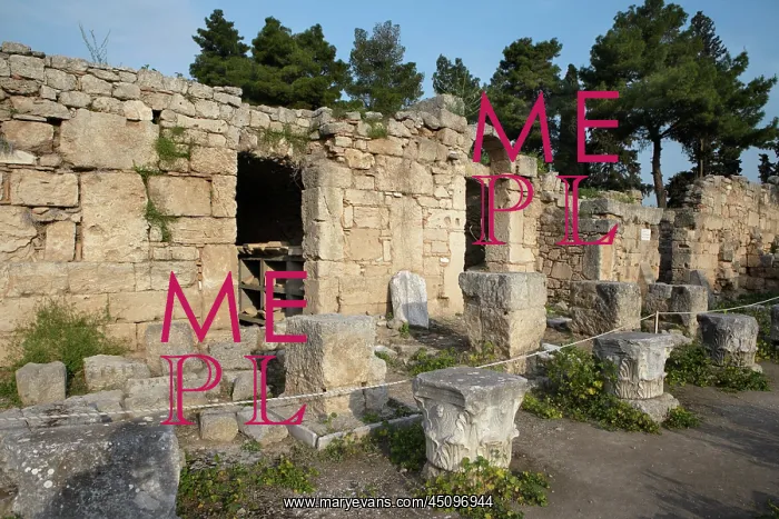 : Views Of The Archaeological Sites Of Corinth : Views Of The Archaeological Sites Of Corinth