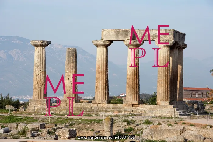 : Views Of The Archaeological Sites Of Corinth : Views Of The Archaeological Sites Of Corinth