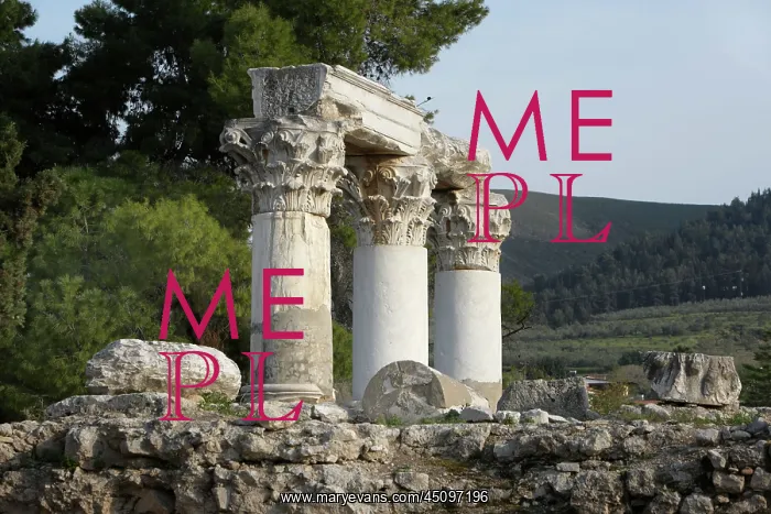 : Views Of The Archaeological Sites Of Corinth