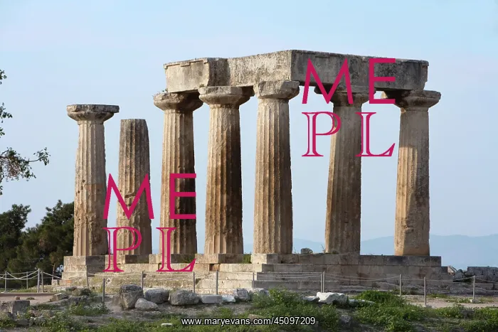 : Views Of The Archaeological Sites Of Corinth : Views Of The Archaeological Sites Of Corinth