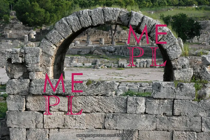: Views Of The Archaeological Sites Of Corinth : Views Of The Archaeological Sites Of Corinth