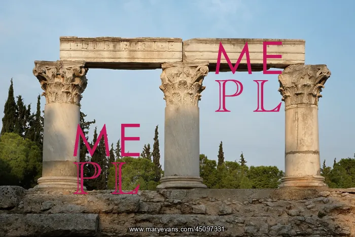 : Views Of The Archaeological Sites Of Corinth : Views Of The Archaeological Sites Of Corinth