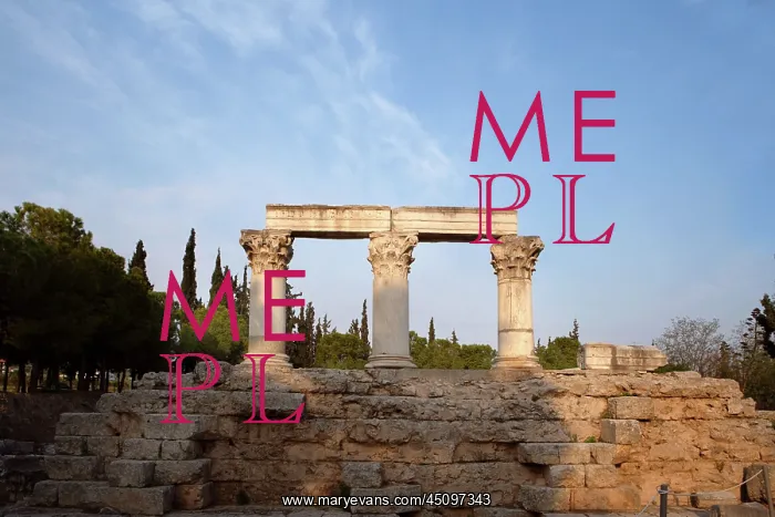 : Views Of The Archaeological Sites Of Corinth : Views Of The Archaeological Sites Of Corinth