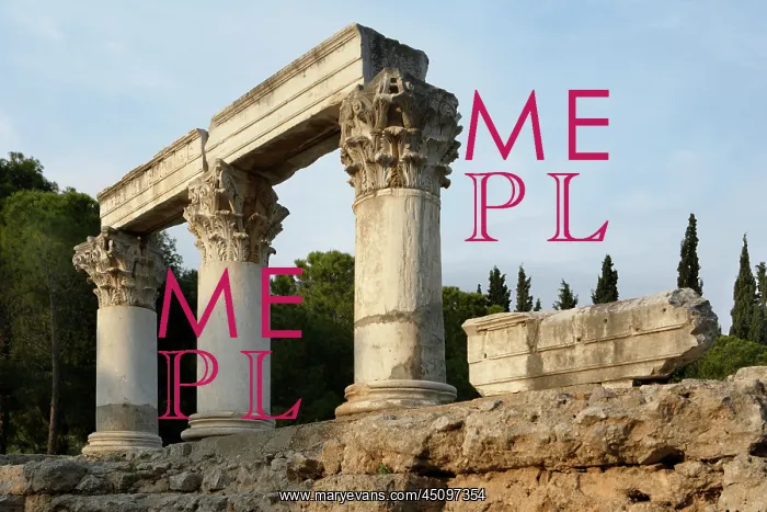 : Views Of The Archaeological Sites Of Corinth : Views Of The Archaeological Sites Of Corinth