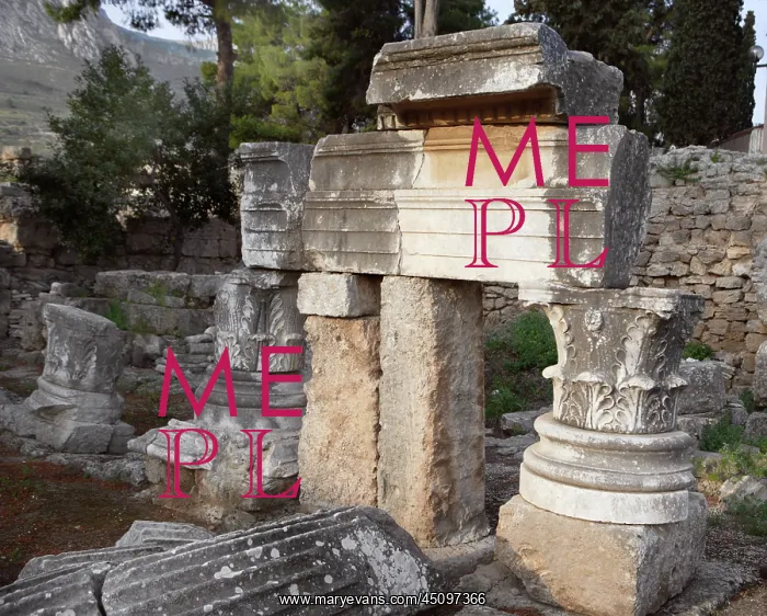 : Views Of The Archaeological Sites Of Corinth : Views Of The Archaeological Sites Of Corinth
