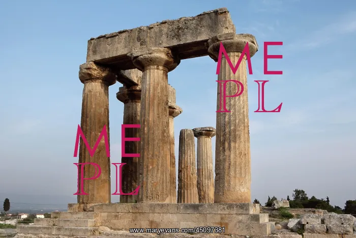 : Views Of The Archaeological Sites Of Corinth : Views Of The Archaeological Sites Of Corinth