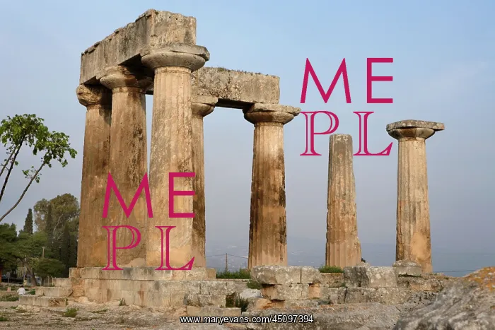 : Views Of The Archaeological Sites Of Corinth : Views Of The Archaeological Sites Of Corinth