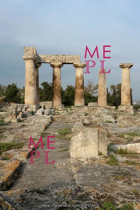 : Views Of The Archaeological Sites Of Corinth : Views Of The Archaeological Sites Of Corinth