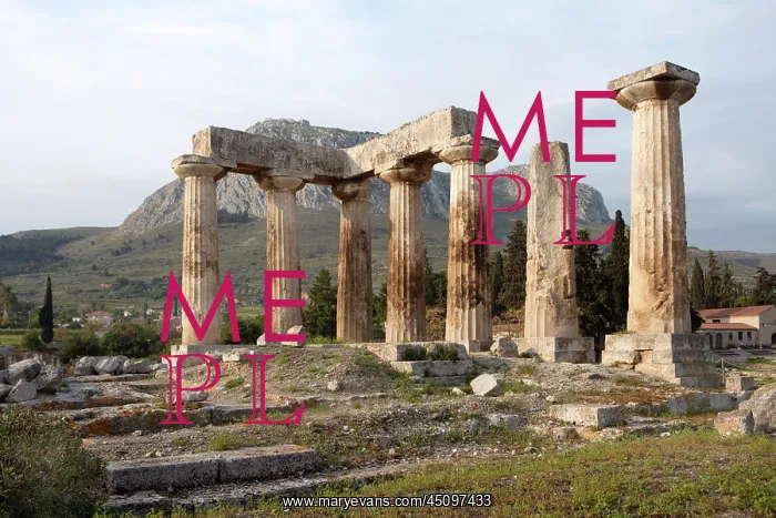 : Views Of The Archaeological Sites Of Corinth : Views Of The Archaeological Sites Of Corinth
