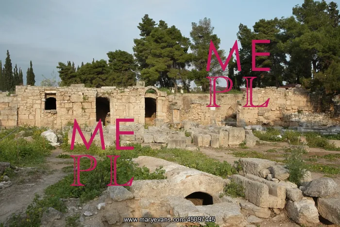 : Views Of The Archaeological Sites Of Corinth : Views Of The Archaeological Sites Of Corinth