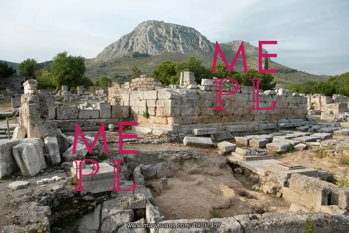 : Views Of The Archaeological Sites Of Corinth : Views Of The Archaeological Sites Of Corinth