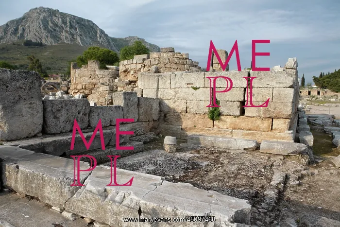 : Views Of The Archaeological Sites Of Corinth : Views Of The Archaeological Sites Of Corinth