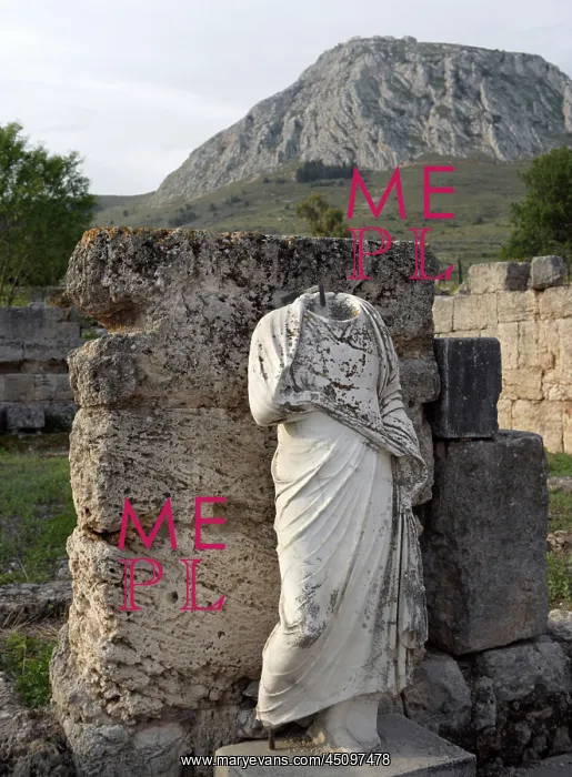 : Views Of The Archaeological Sites Of Corinth : Views Of The Archaeological Sites Of Corinth