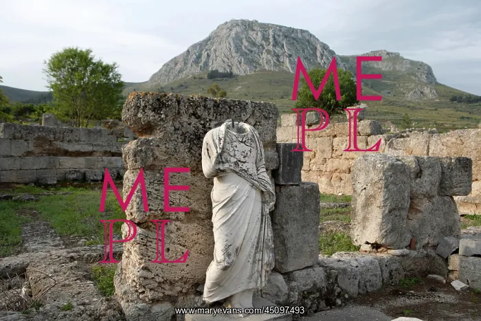 : Views Of The Archaeological Sites Of Corinth : Views Of The Archaeological Sites Of Corinth