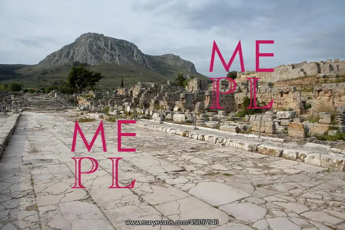 : Views Of The Archaeological Sites Of Corinth : Views Of The Archaeological Sites Of Corinth