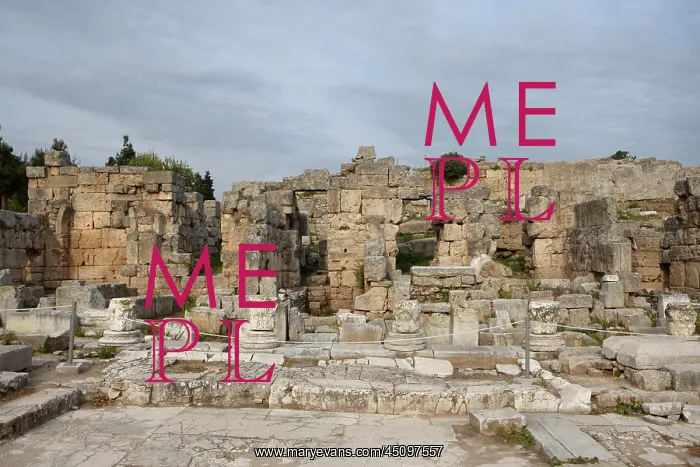 : Views Of The Archaeological Sites Of Corinth : Views Of The Archaeological Sites Of Corinth
