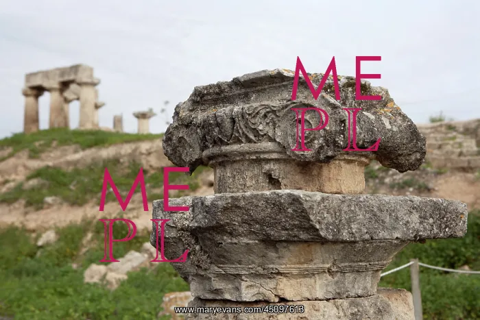 : Views Of The Archaeological Sites Of Corinth : Views Of The Archaeological Sites Of Corinth