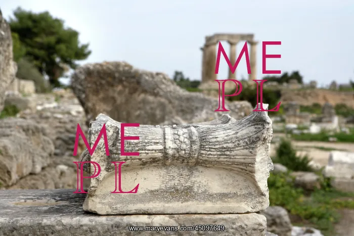 : Views Of The Archaeological Sites Of Corinth : Views Of The Archaeological Sites Of Corinth