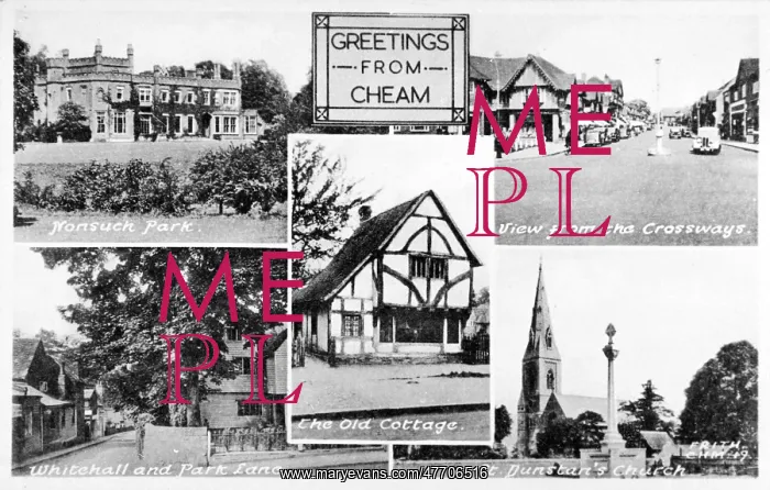 : Five views of Cheam, Surrey : Five views of Cheam, Surrey