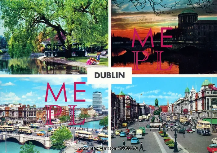 : Four views of Dublin, Republic of Ireland : Four views of Dublin, Republic of Ireland