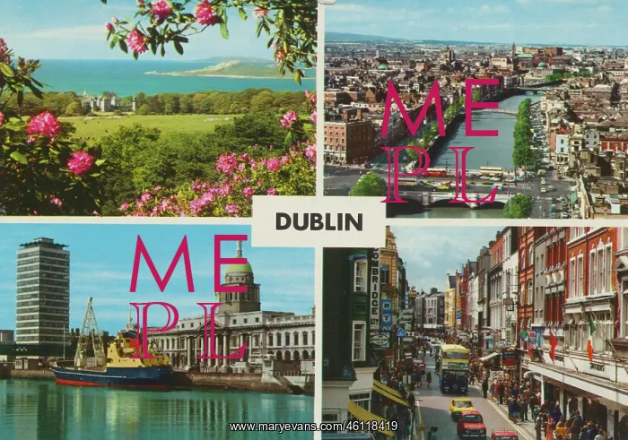 : Four views of Dublin, Republic of Ireland : Four views of Dublin, Republic of Ireland