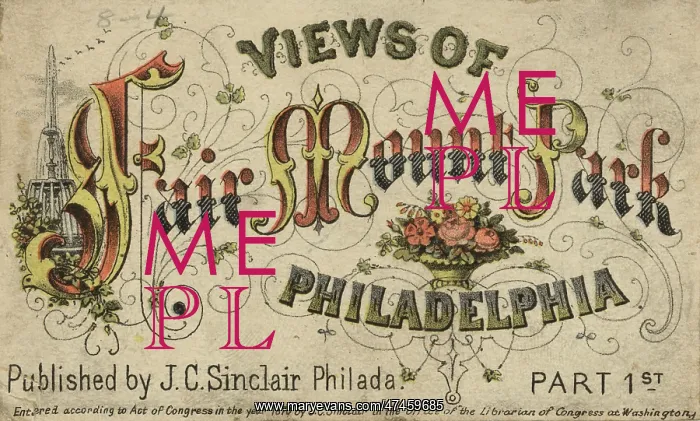 : Views of Fair Mount Park Philadelphia : Views of Fair Mount Park Philadelphia