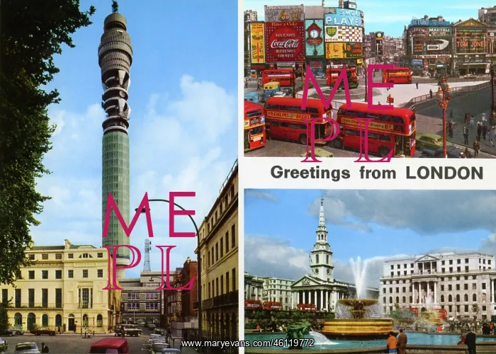 : Three views, Greetings from London : Three views, Greetings from London