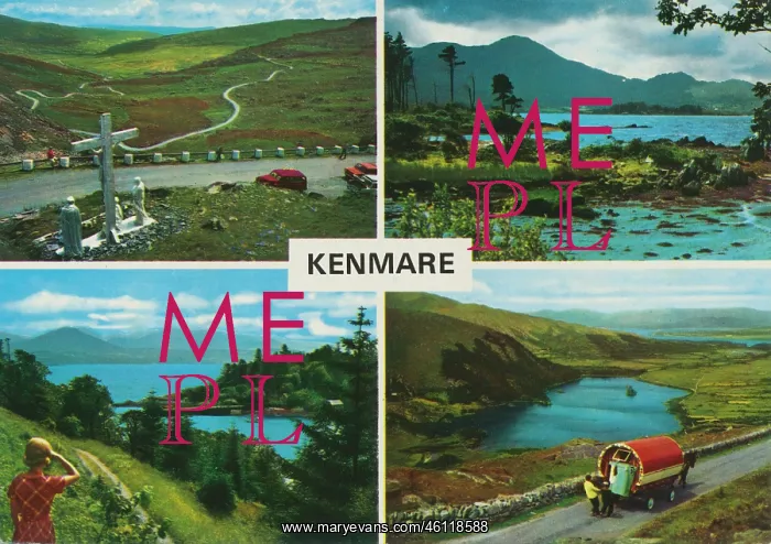 : Four views of Kenmare, County Kerry, Ireland : Four views of Kenmare, County Kerry, Ireland