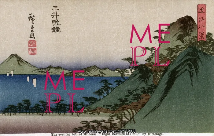 : The Eight Views of Omi by Utagawa Hiroshige : The Eight Views of Omi by Utagawa Hiroshige