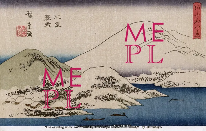 : The Eight Views of Omi by Utagawa Hiroshige : The Eight Views of Omi by Utagawa Hiroshige