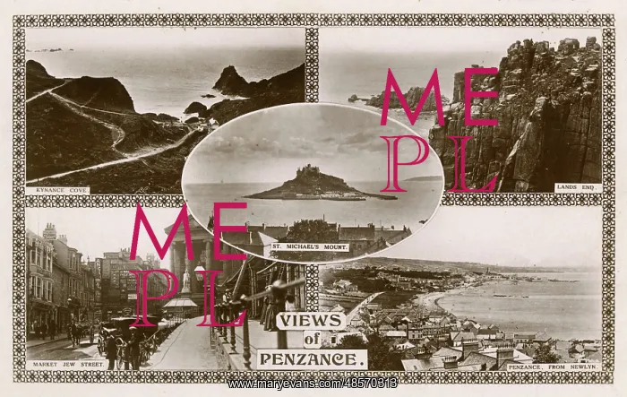 : Five views of Penzance, Cornwall : Five views of Penzance, Cornwall