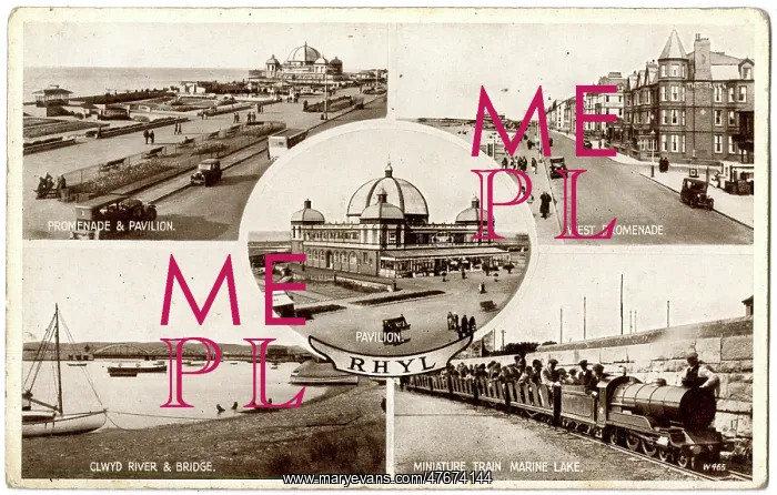 : Views of Rhyl, North Wales : Views of Rhyl, North Wales