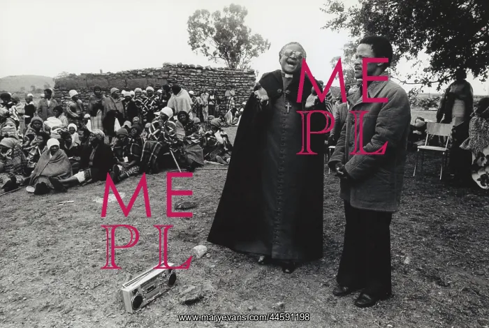 : A vigil on the day of removal. Bishop Desmond : A vigil on the day of removal. Bishop Desmond
