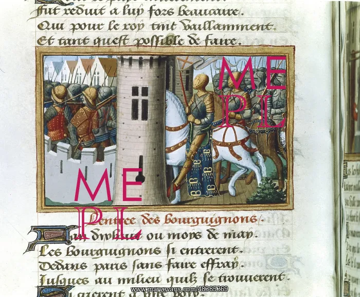: Vigils of the Death of Charles VII'. Entry of : Vigils of the Death of Charles VII'. Entry of