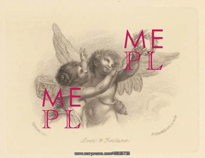 : Vignette of Love and Fortune, 1800 : Vignette of Love and Fortune, 1800