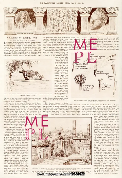: Vignettes of Empire XVII - Lahore : Vignettes of Empire XVII - Lahore