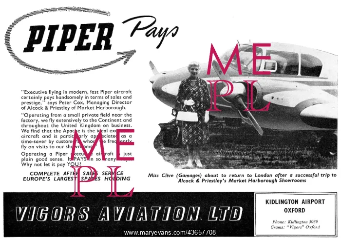 : Vigors Aviation - Piper Apache : Vigors Aviation - Piper Apache