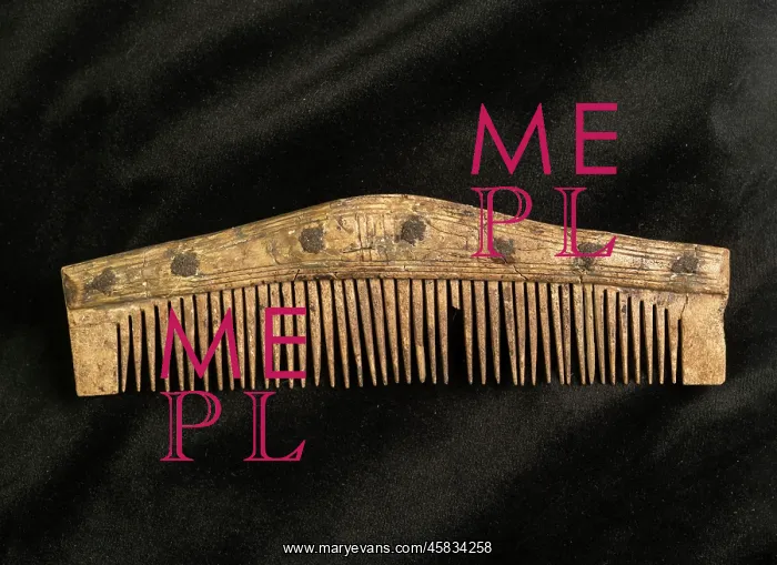 : Viking comb, Gotland Museum, Visby, Gotland, Sweden : Viking comb, Gotland Museum, Visby, Gotland, Sweden