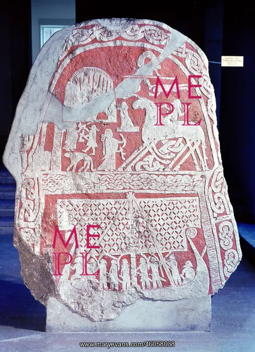 : Viking rune stone : Viking rune stone