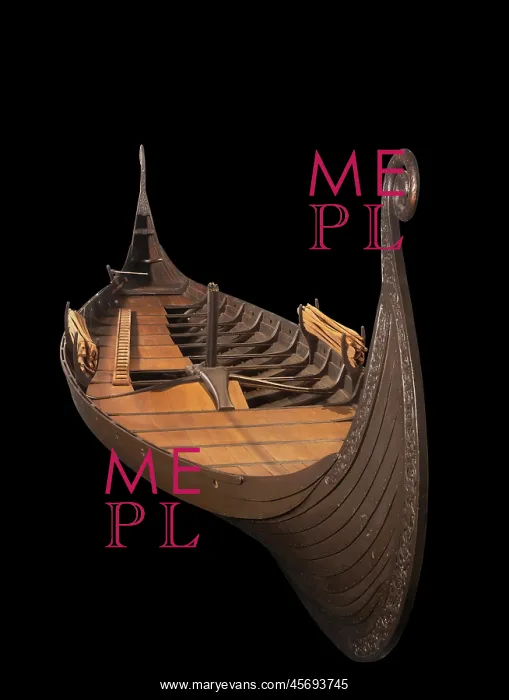 : Viking ship model, Norwegian Maritime Museum, Oslo, Norway : Viking ship model, Norwegian Maritime Museum, Oslo, Norway