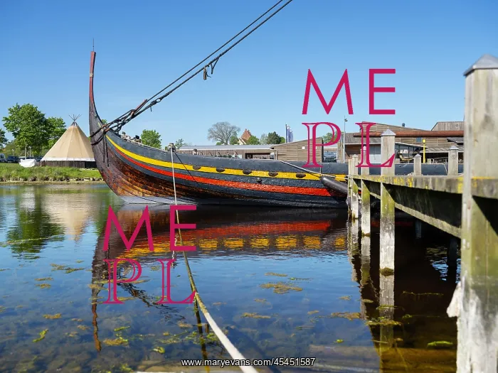 : Viking ship reconstruction, Viking Ship Museum, Roskilde : Viking ship reconstruction, Viking Ship Museum, Roskilde