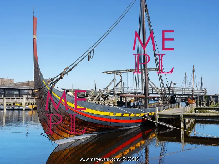 : Viking ship reconstruction, Viking Ship Museum, Roskilde : Viking ship reconstruction, Viking Ship Museum, Roskilde