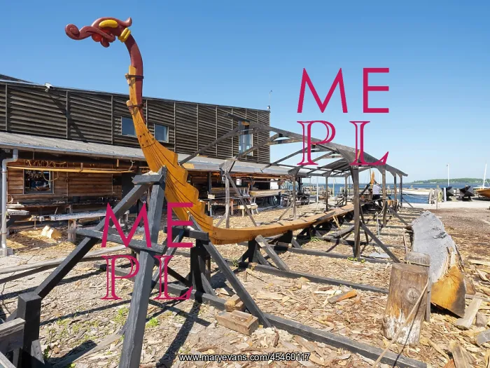 : Viking ship reconstruction, Viking Ship Museum, Roskilde : Viking ship reconstruction, Viking Ship Museum, Roskilde