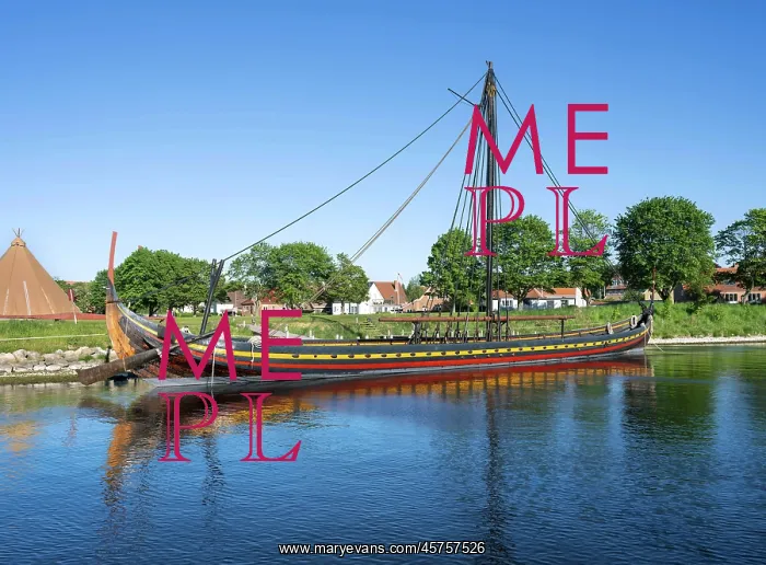 : Viking ship reconstruction, Viking Ship Museum, Roskilde : Viking ship reconstruction, Viking Ship Museum, Roskilde