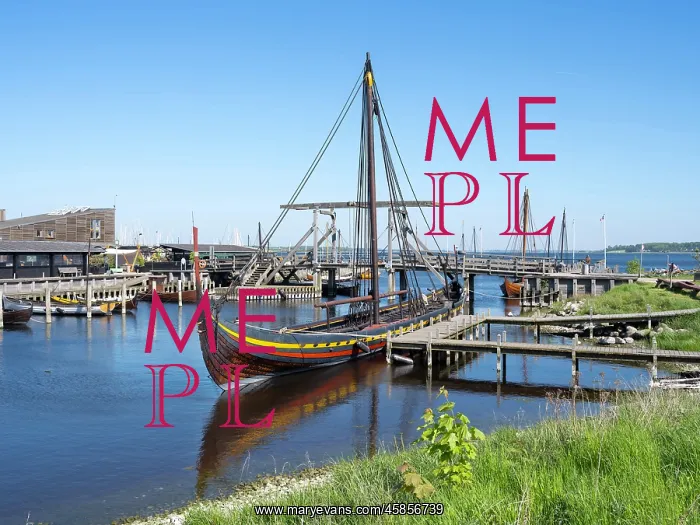 : Viking ship reconstruction, Viking Ship Museum, Roskilde : Viking ship reconstruction, Viking Ship Museum, Roskilde